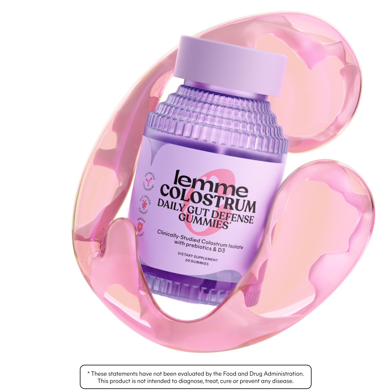 Lemme Colostrum Gummies - Smooth Flavor Gummies
