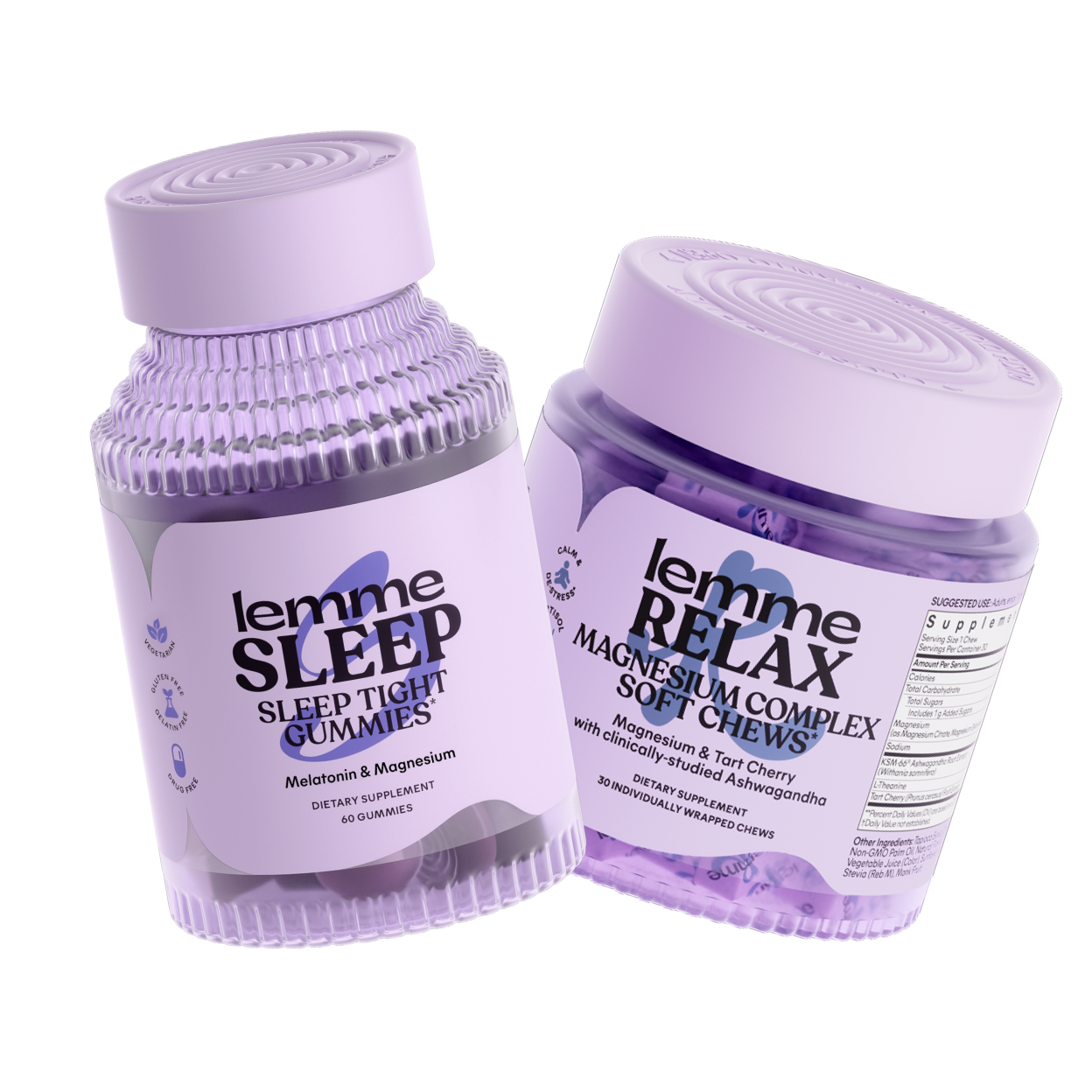 Wind Down Duo Bundle - Daily Women's Wellness Gummies