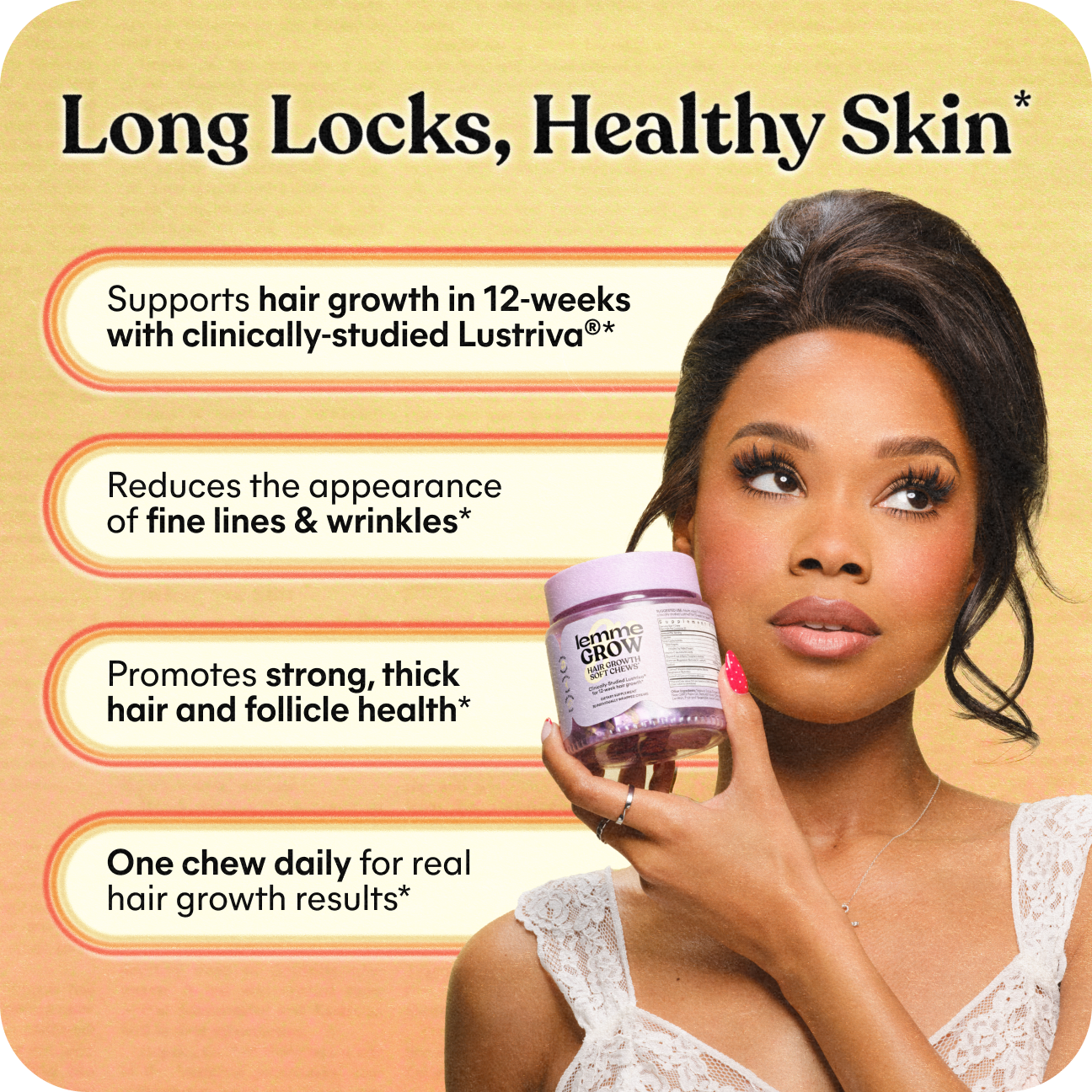 Lemme Grow Soft Chews - Everyday Women's Wellness Gummies