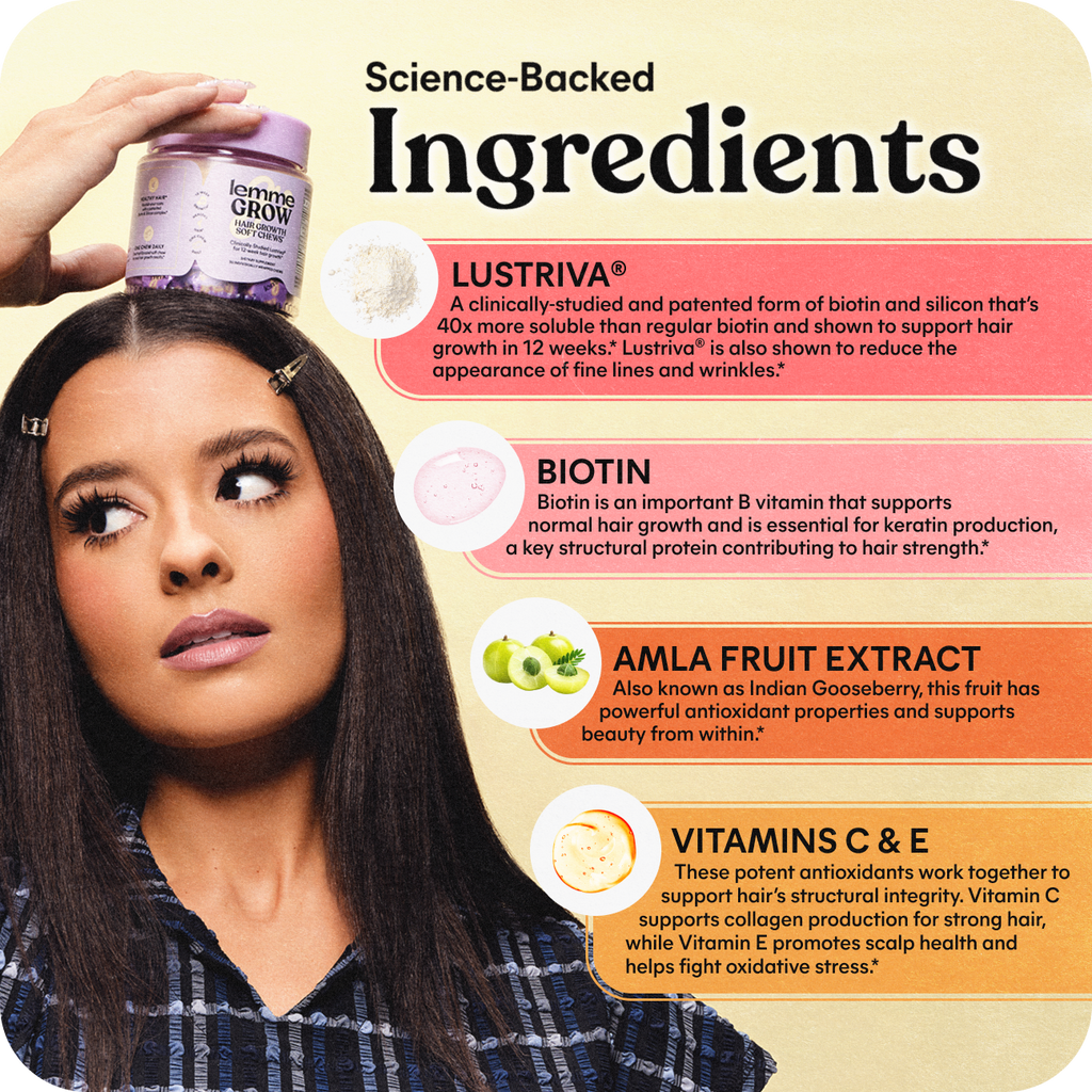 Lemme Grow Soft Chews - Everyday Women's Wellness Gummies