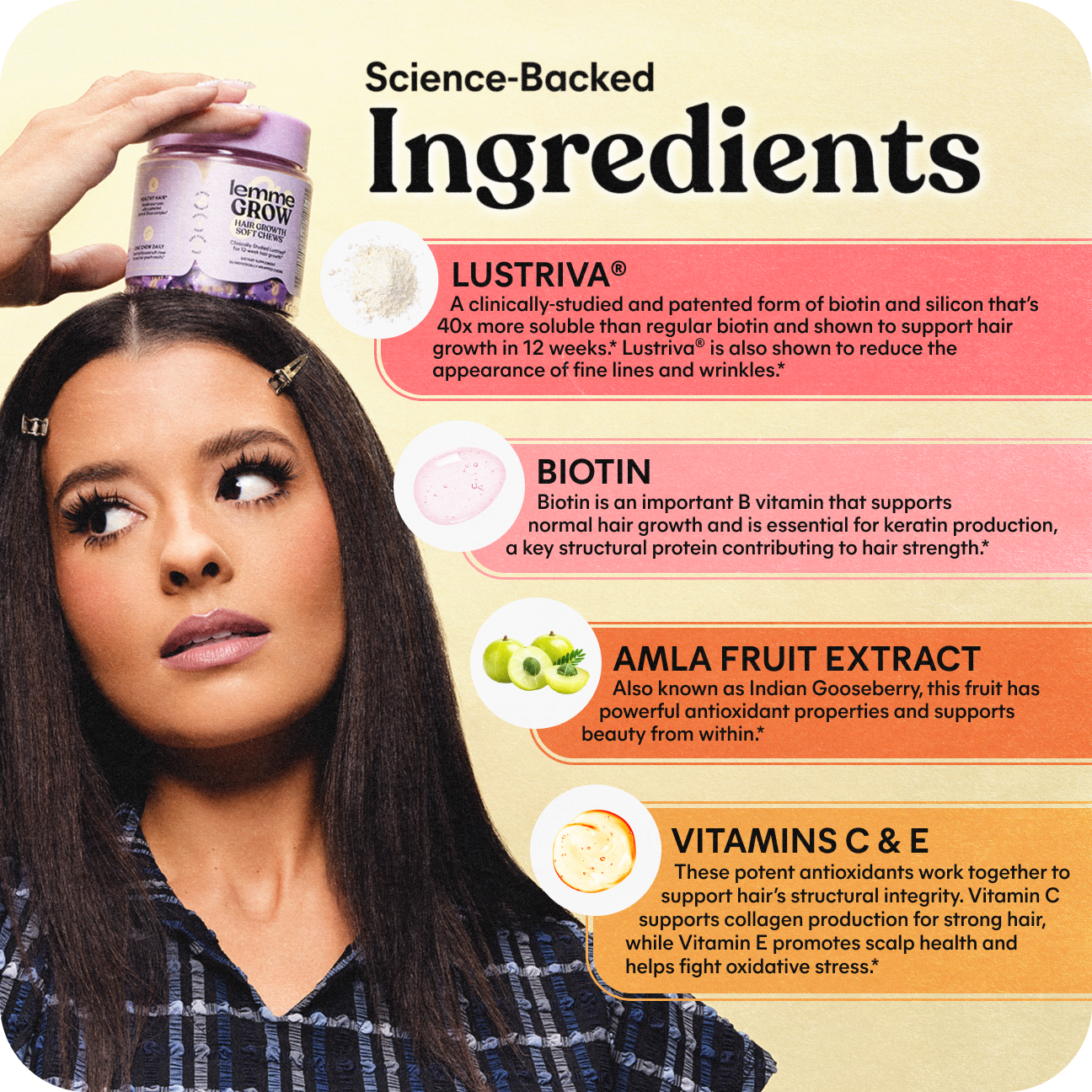 Lemme Grow Soft Chews - Everyday Women's Wellness Gummies