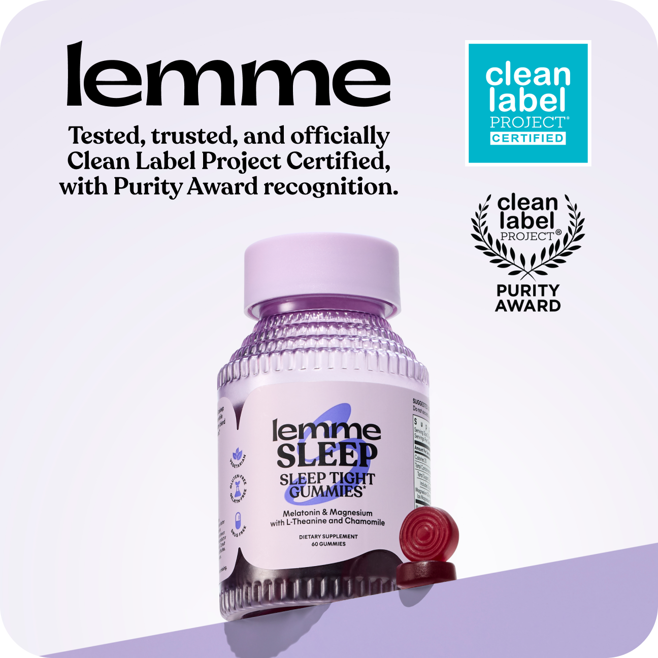 Lemme Sleep Gummies - Clean Taste Routine Supplements