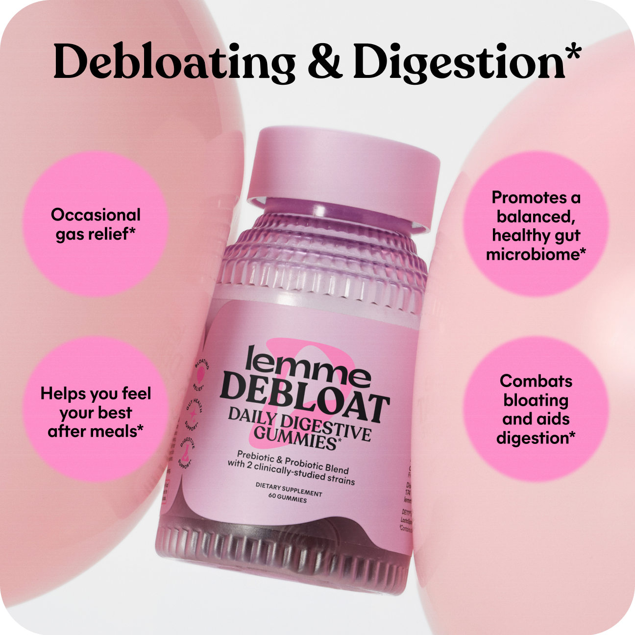 Lemme Debloat Gummies - Pantry Ready Routine Supplements