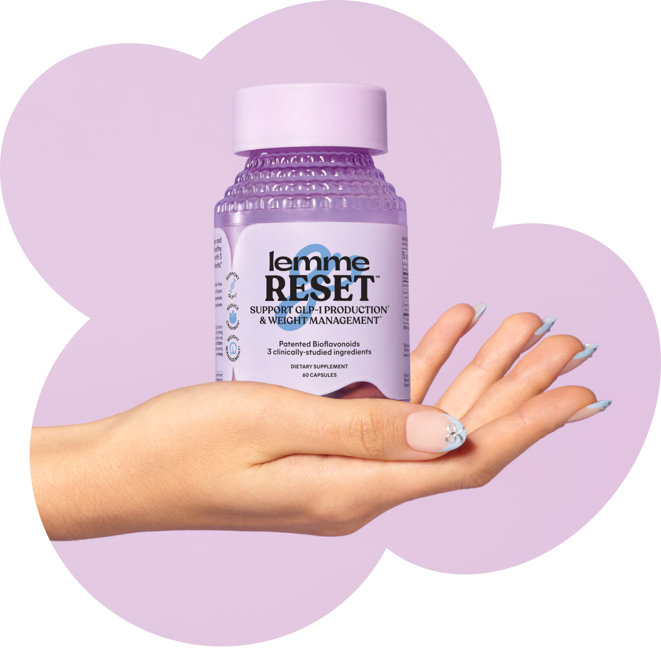 Lemme Reset™ GLP-1 Production Support Capsules - Light Easy Routine Gummies