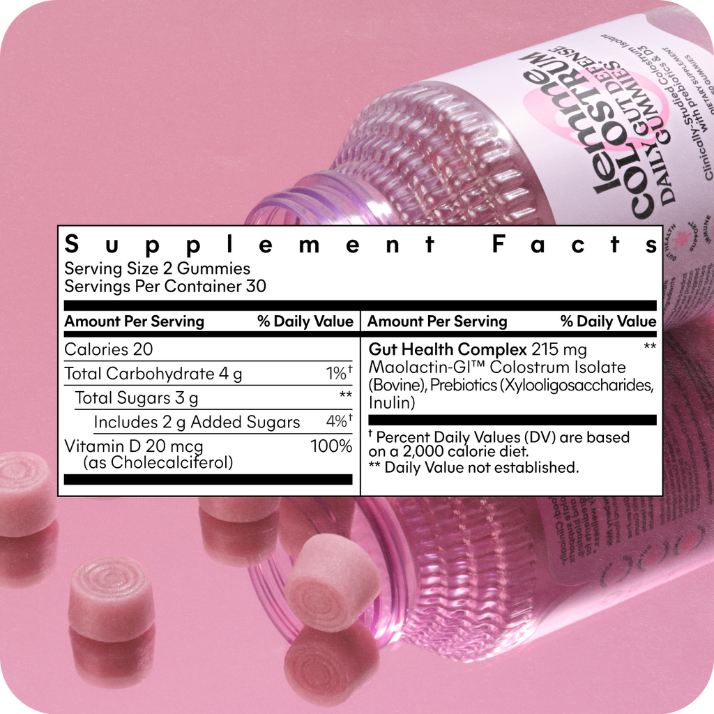 Lemme Colostrum Gummies - Smooth Flavor Gummies
