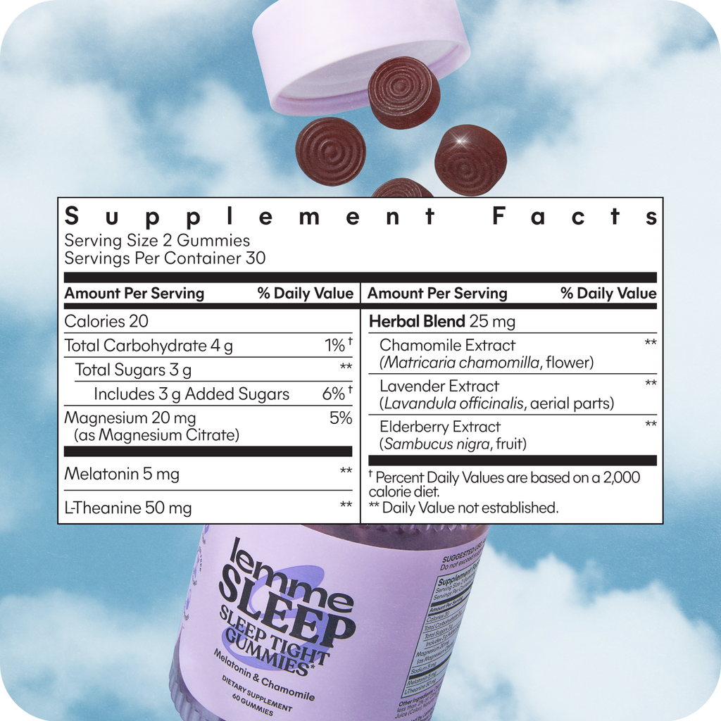 Lemme Sleep Gummies - Clean Taste Routine Supplements