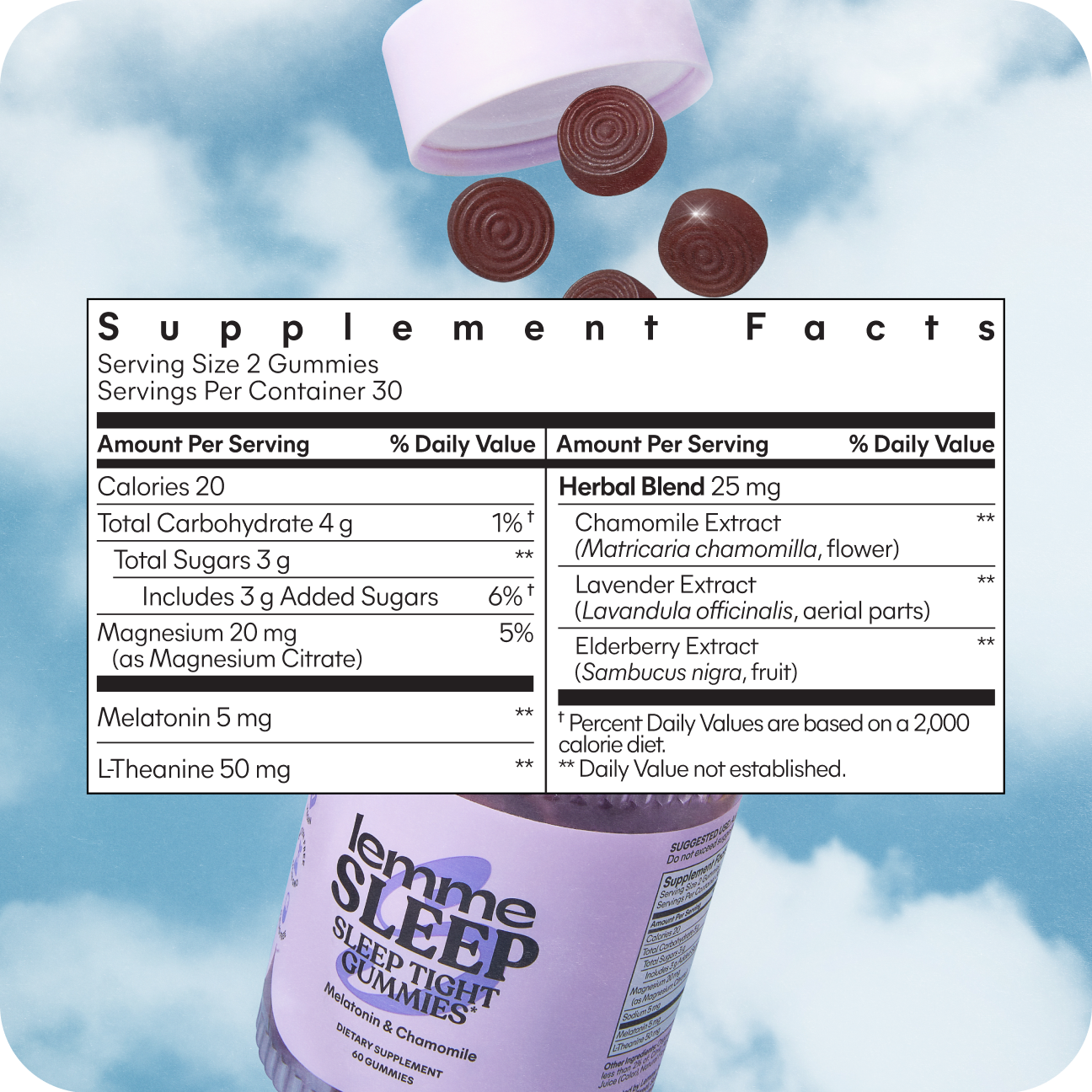 Lemme Sleep Gummies - Clean Taste Routine Supplements