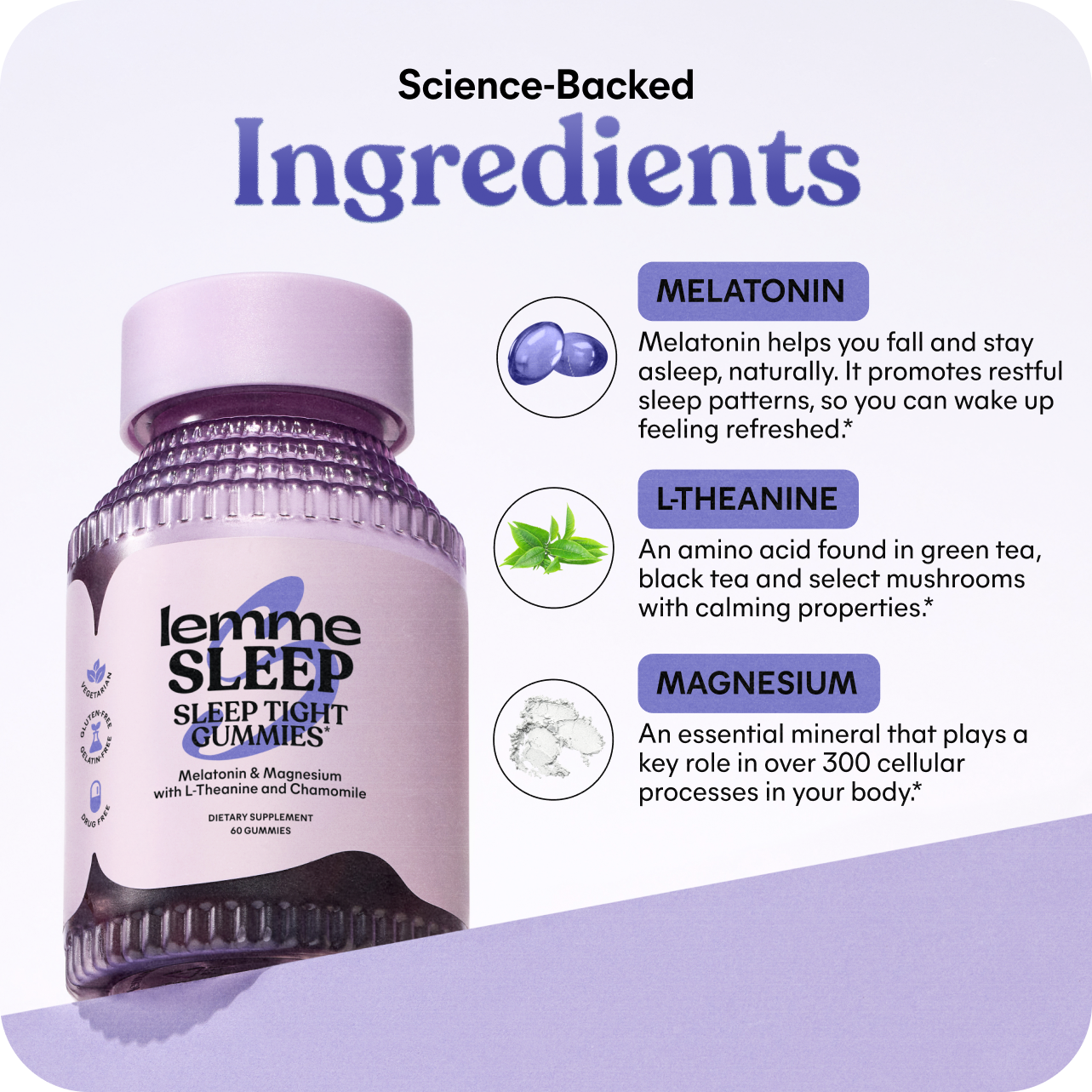 Lemme Sleep Gummies - Clean Taste Routine Supplements