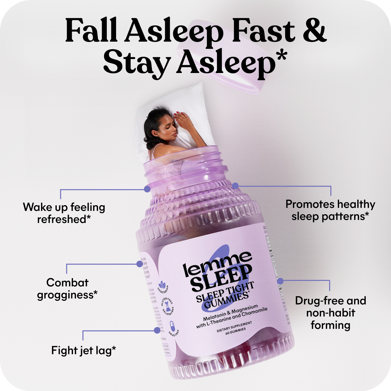 Lemme Sleep Gummies - Clean Taste Routine Supplements
