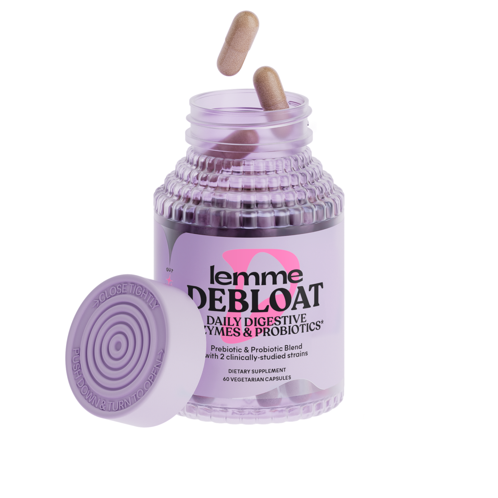 Lemme Debloat Capsules - Nighttime Routine Routine Supplements