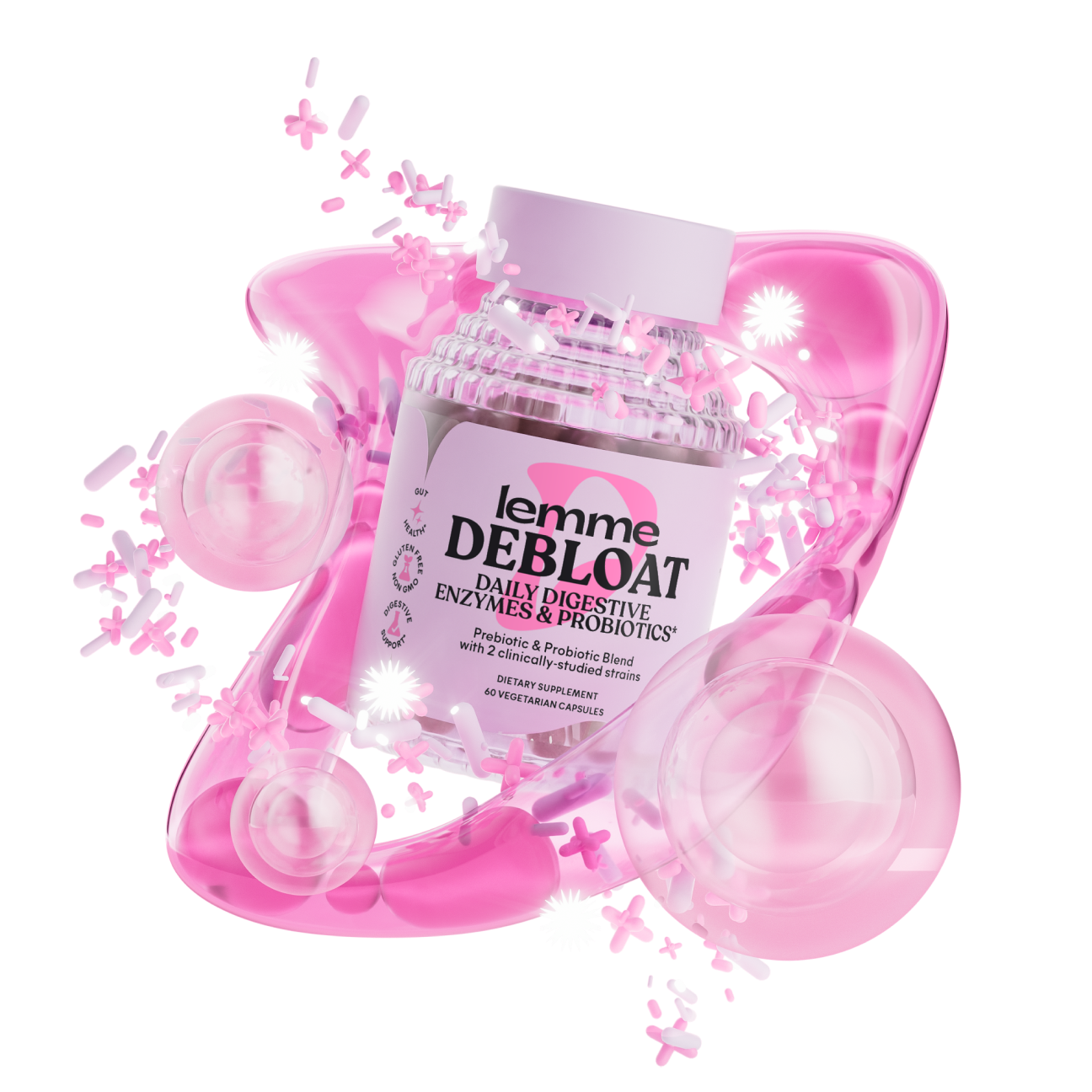 Lemme Debloat Capsules - Nighttime Routine Routine Supplements