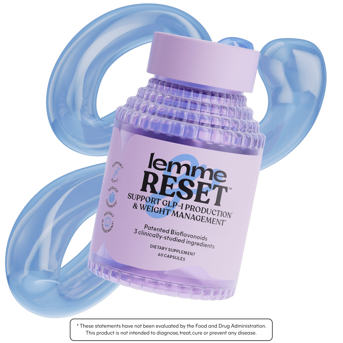 Lemme Reset™ GLP-1 Production Support Capsules - Light Easy Routine Gummies