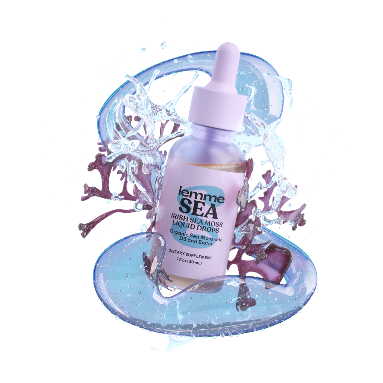 Lemme Sea Moss Tincture - Pocket Ready Daily Supplement Pack