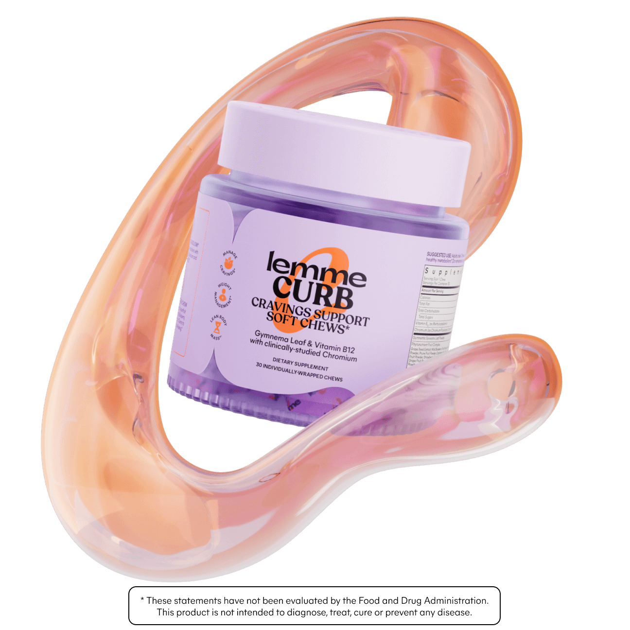 Lemme Curb Soft Chews - Clean Taste Wellness Gummies