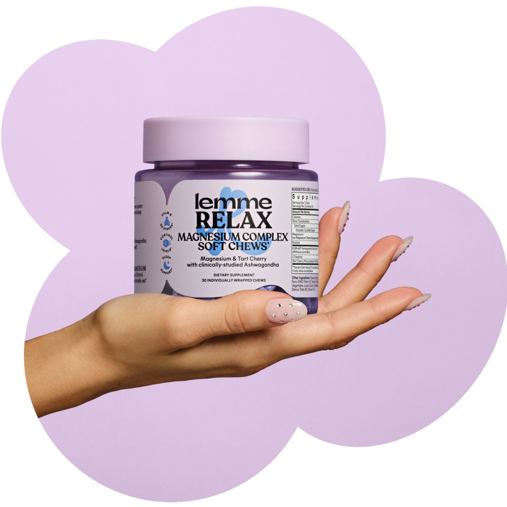 Lemme Relax Magnesium Soft Chews - Lifestyle Clean Taste Gummies