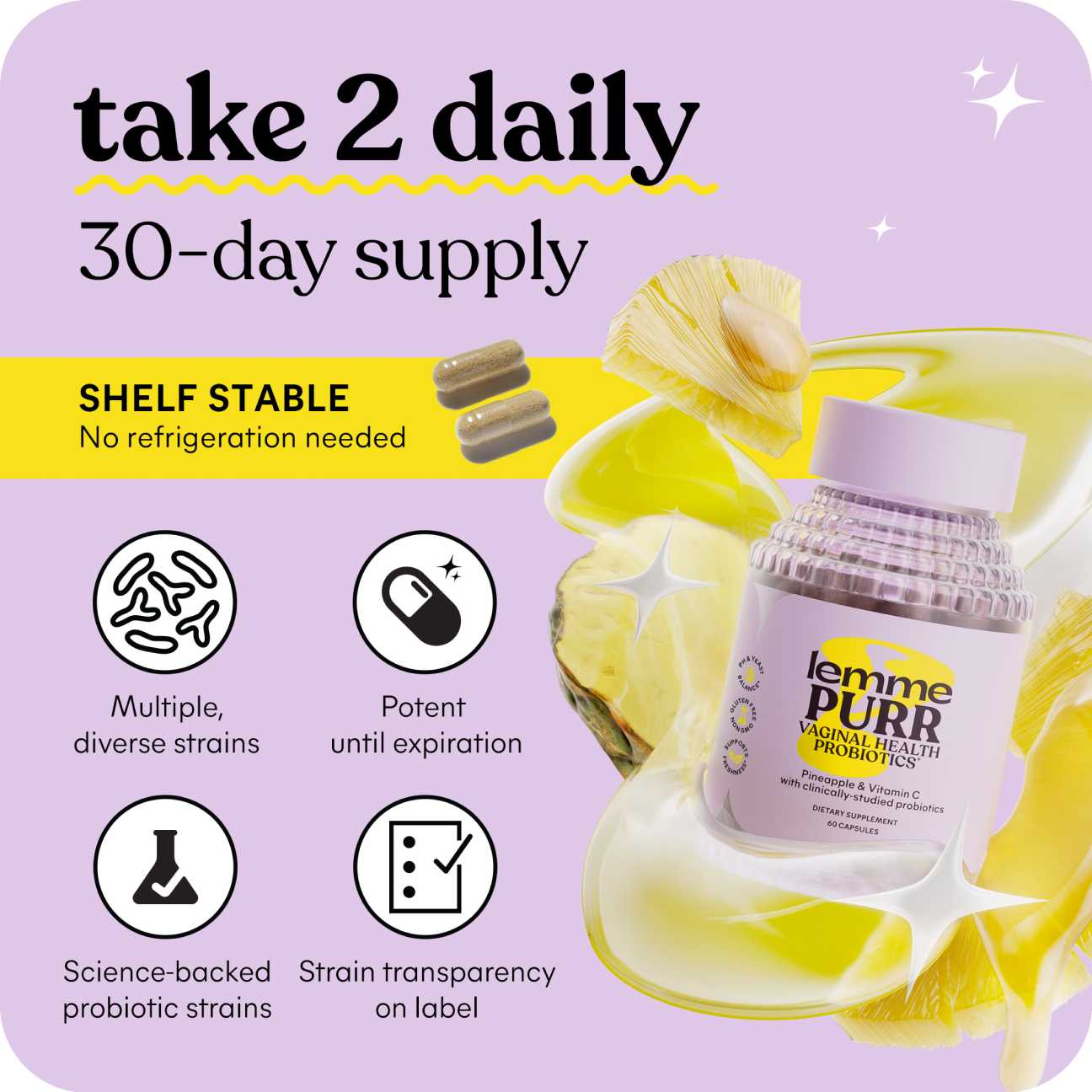 Lemme Purr Capsules - Routine Ready Powder Drink Mix