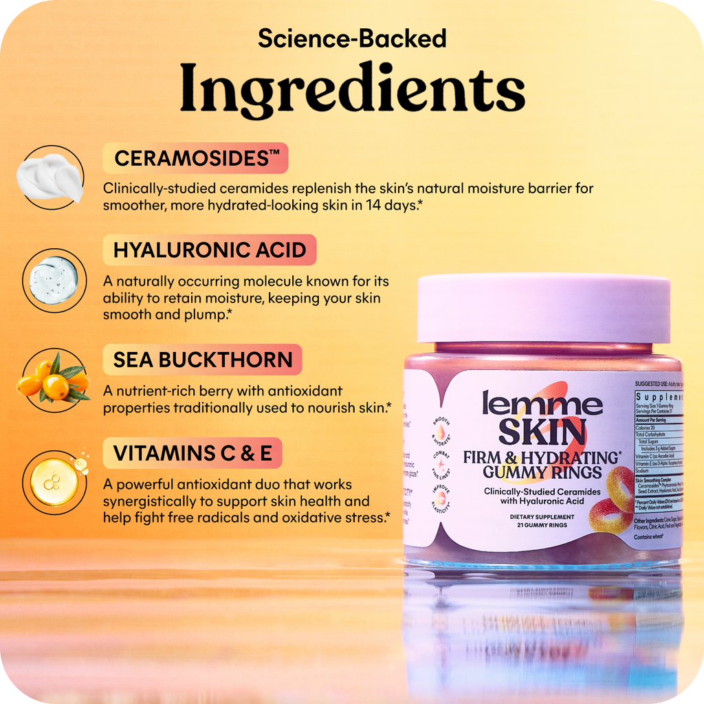 Lemme Skin Gummy Rings - Simple Soft Capsules