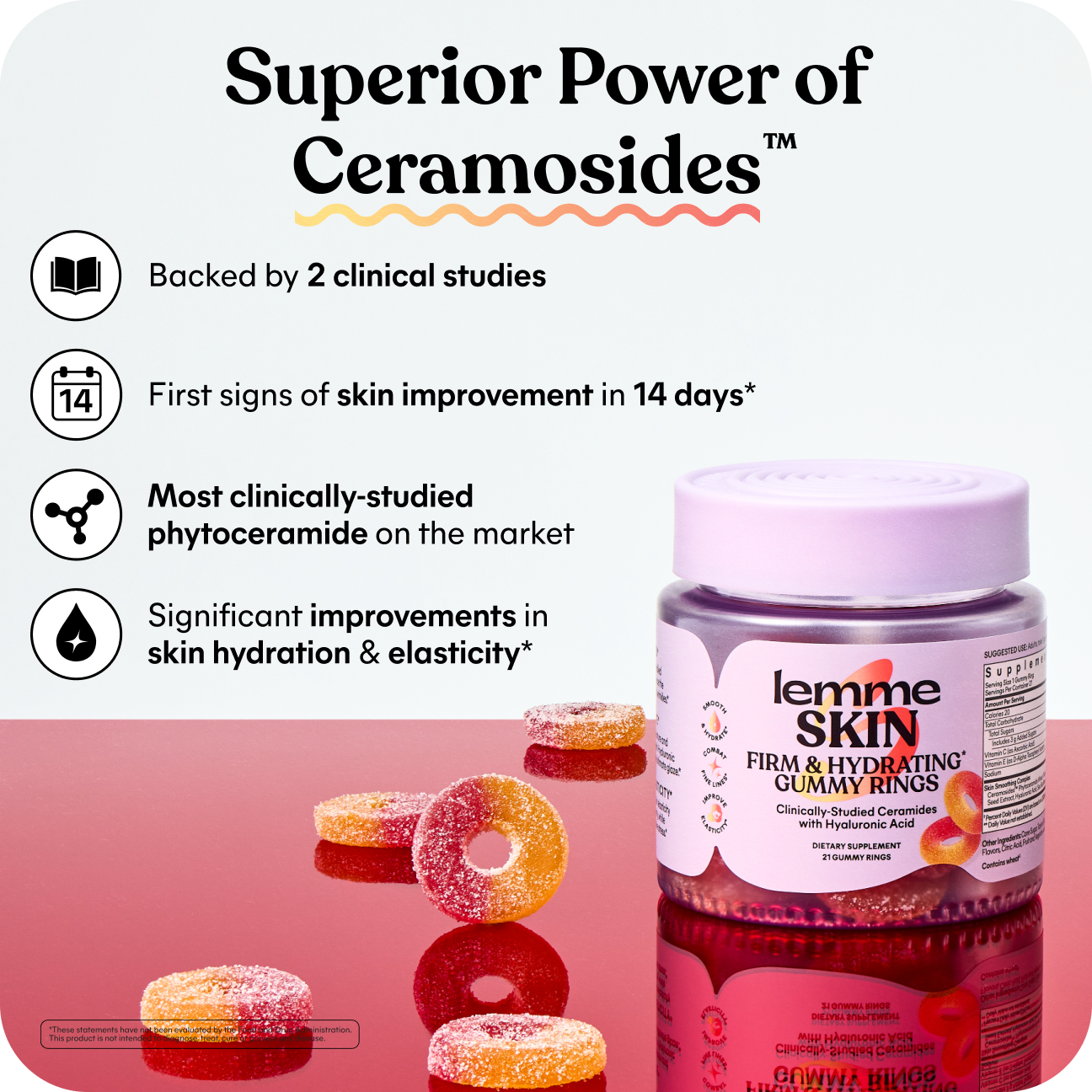 Lemme Skin Gummy Rings - Simple Soft Capsules