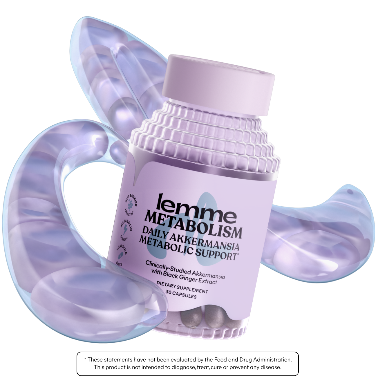 Lemme Metabolism Akkermansia Capsules - Modern Women's Wellness Gummies