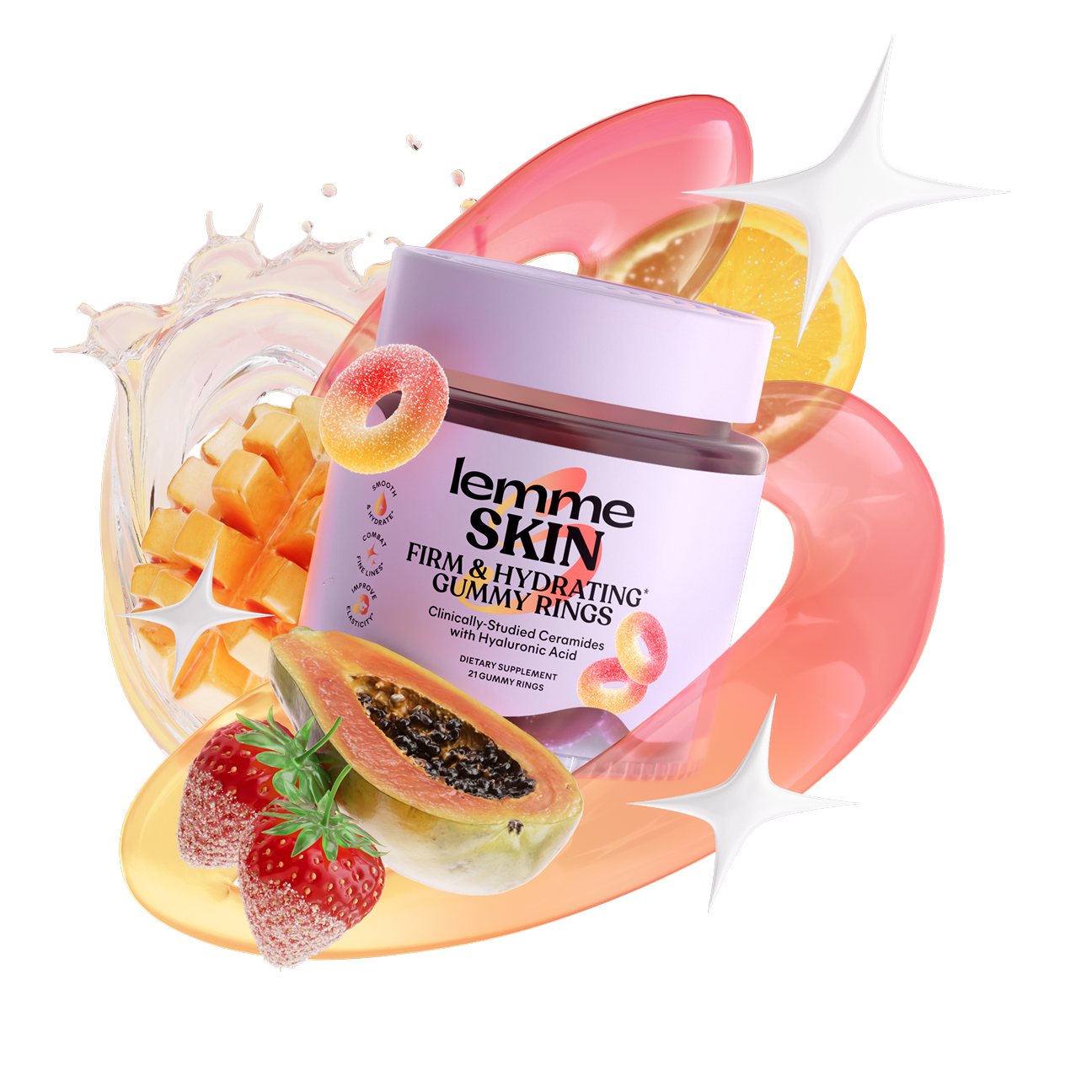 Lemme Skin Gummy Rings - Simple Soft Capsules